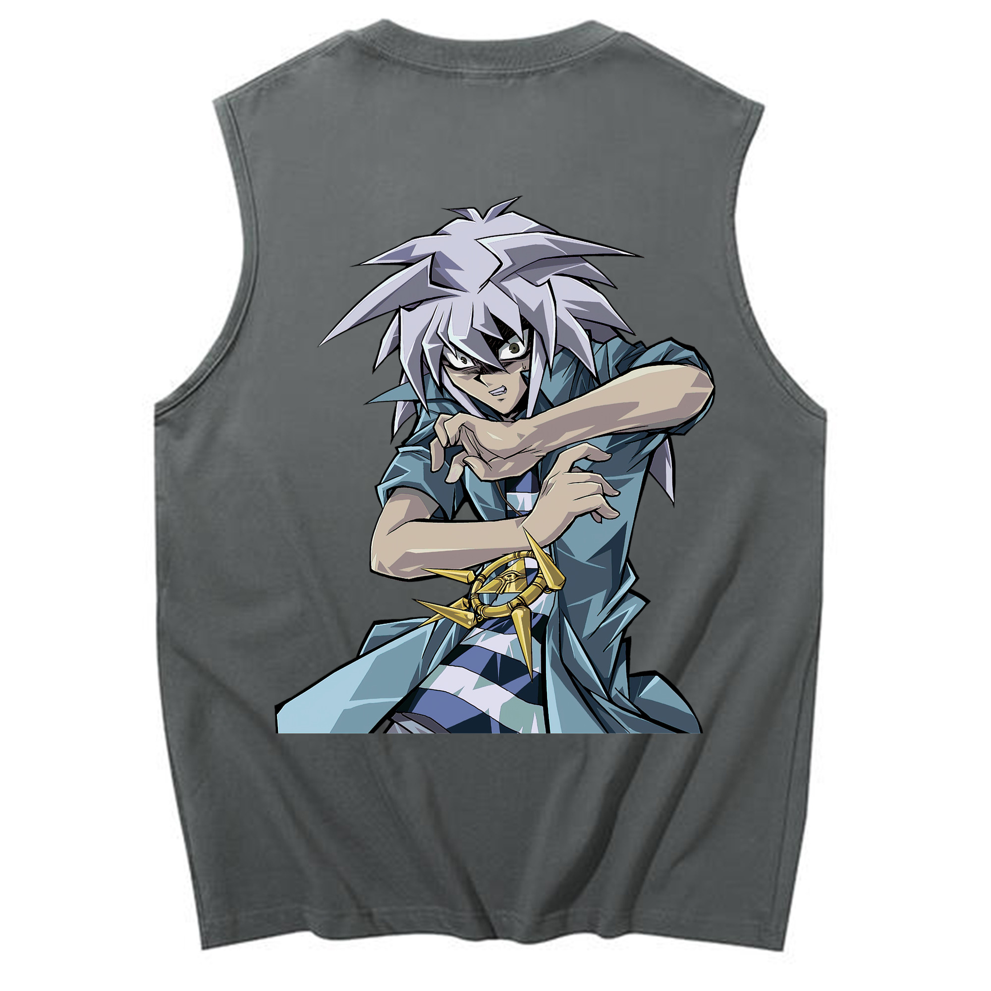 （画像用） 遊☆戯☆王 Yu-Gi-Oh! コットン100％タンクトップ（背面プリント）
